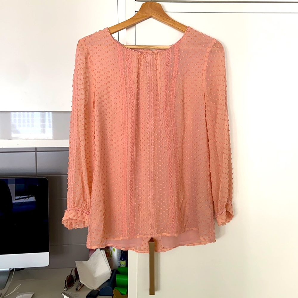 J CREW silk/ cotton blouse